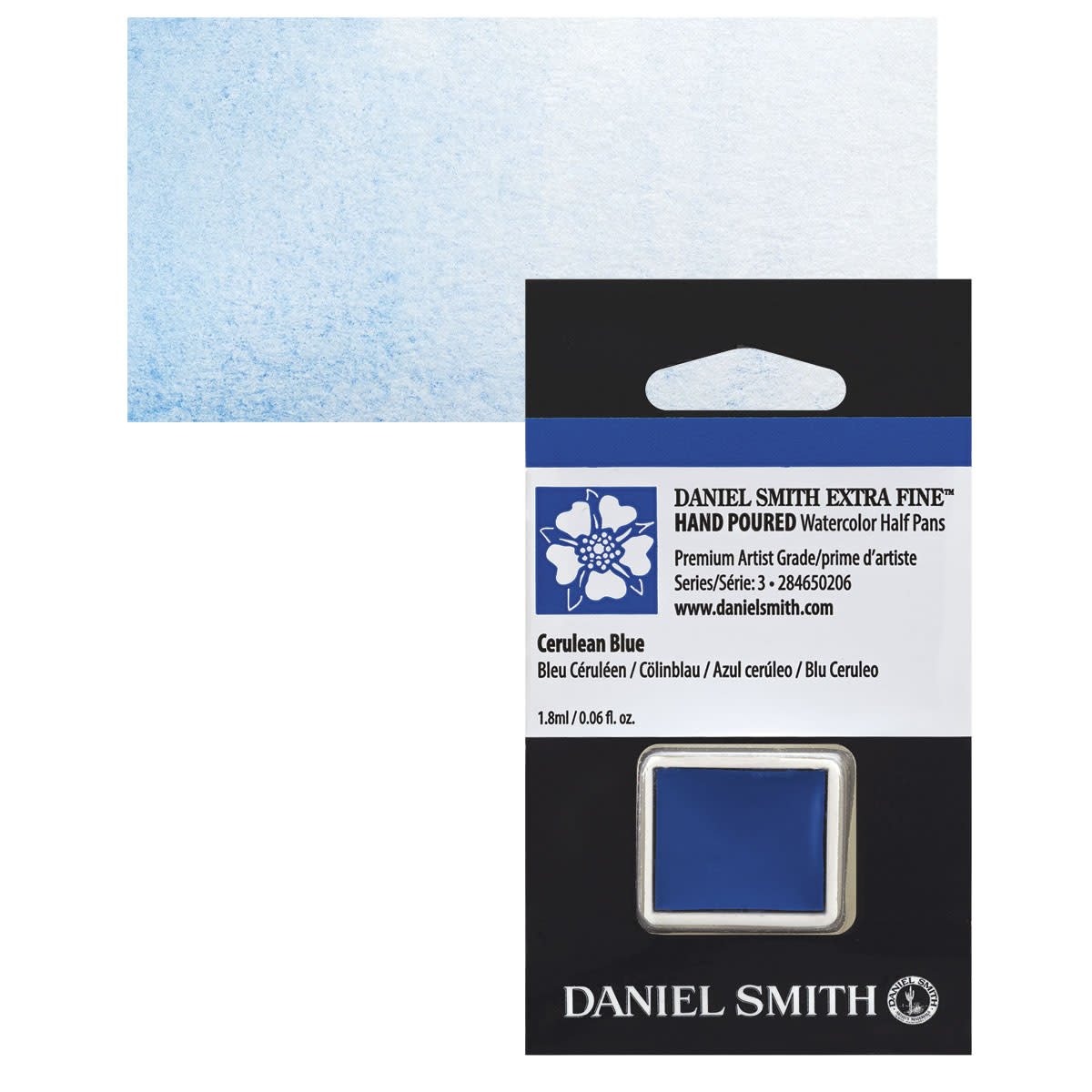 Daniel Smith - Daniel Smith Extra Fine Yarım Tablet Sulu Boya Seri 3 Cerulean Blue