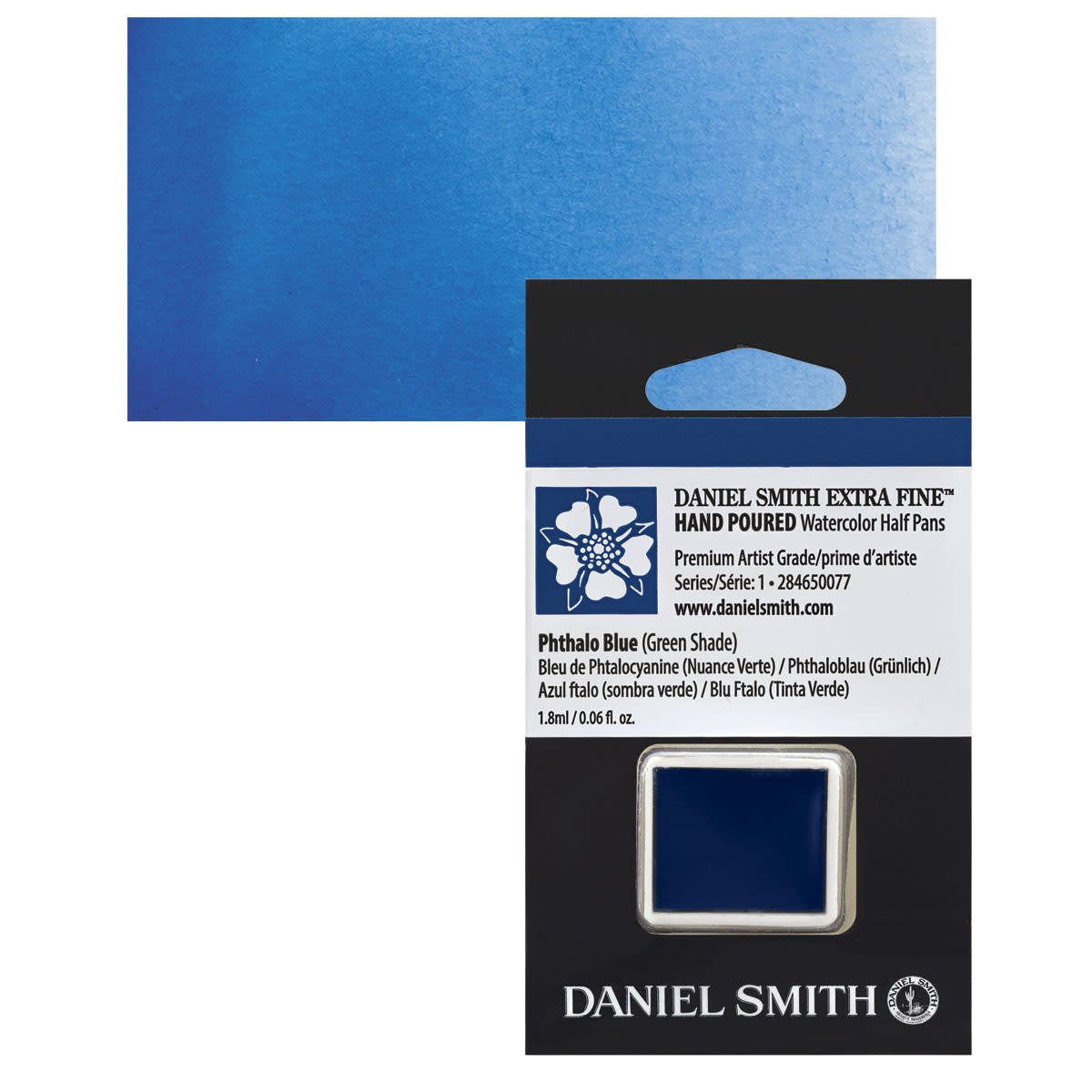 Daniel Smith - Daniel Smith Extra Fine Yarım Tablet Sulu Boya Seri 1 Phthalo Blue Green Shade