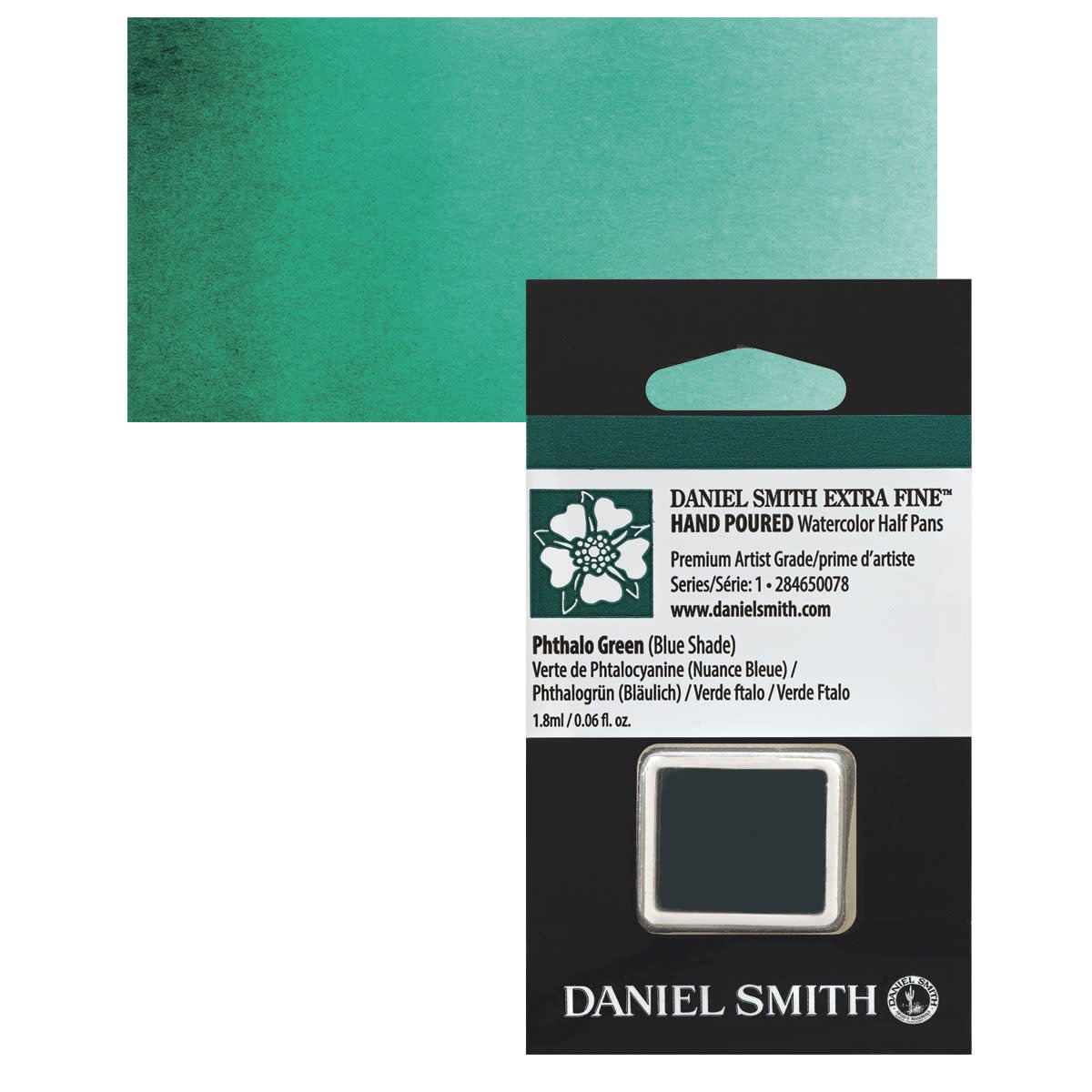 Daniel Smith - Daniel Smith Extra Fine Yarım Tablet Sulu Boya Seri 1 Phthalo Green Blue Shade