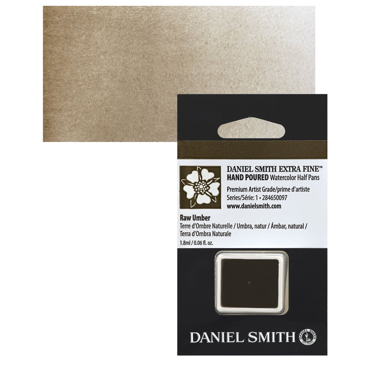 Daniel Smith - Daniel Smith Extra Fine Yarım Tablet Sulu Boya Seri 1 Raw Umber
