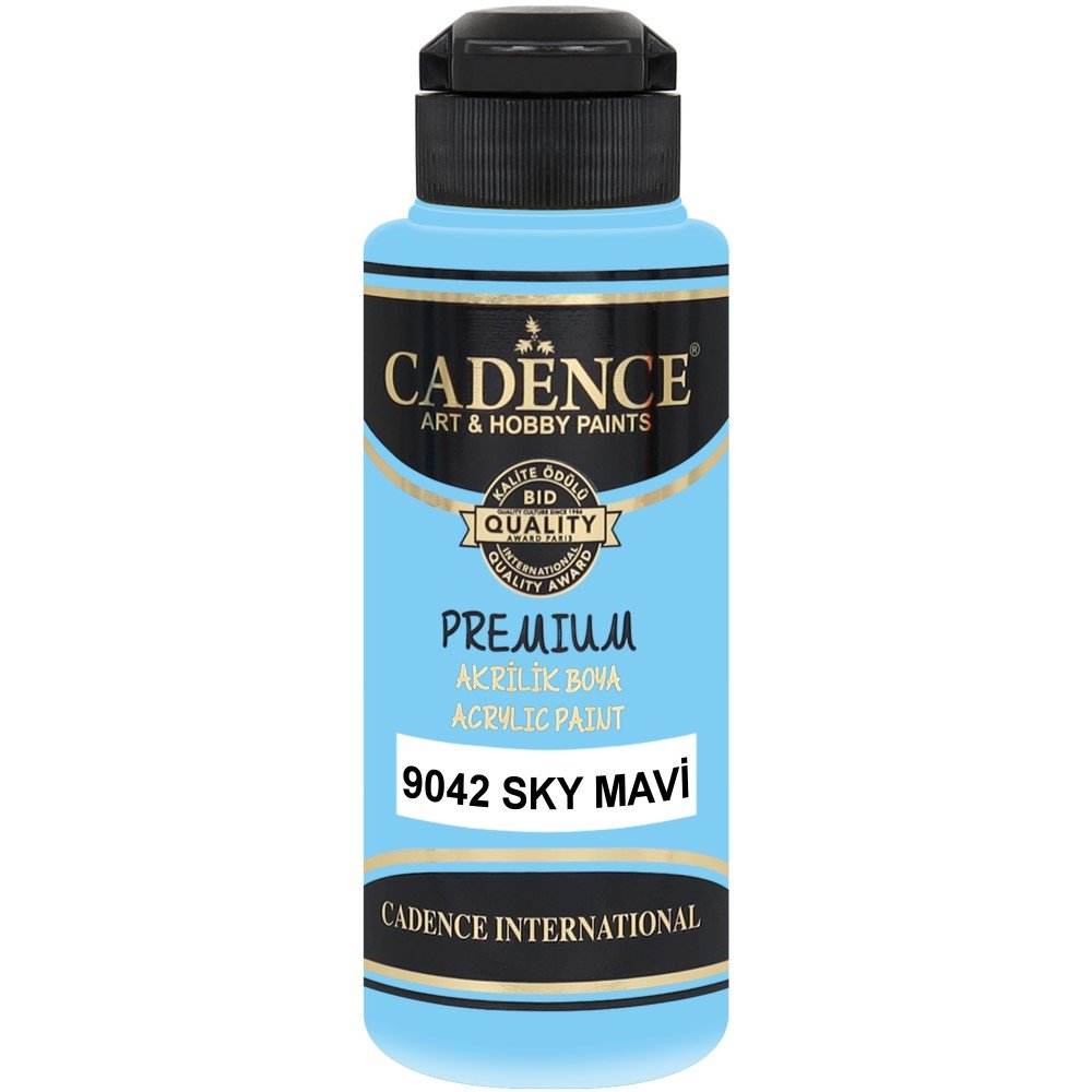 Cadence - Cadence Premium Akrilik Boya 9042 120ml Sky Mavi