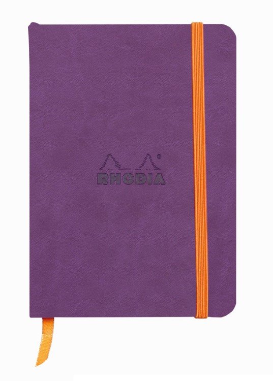 Rhodia - Rhodia Ry117360 Hardcover A6 Dot(Noktalı) Defter Violet Kapak