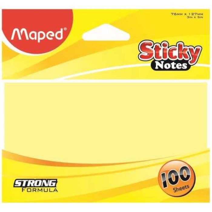 Maped - Maped Sticky Notes 76X127 Mm-100 Sf