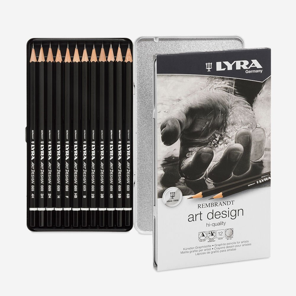 Lyra - Lyra Rembrandt Art Design 12'Li Metal Kutu