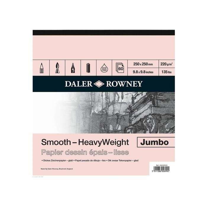 Daler Rowney - Daler Rowney Smooth Heavyweight Jumbo Pad 25X25