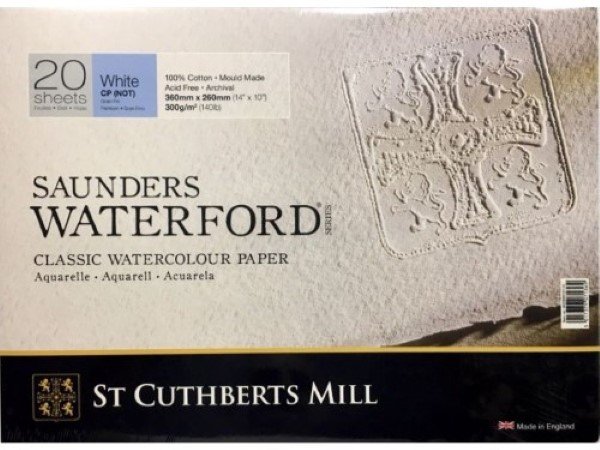 St Cuthberts Mill - Saunders Waterford Sulu Boya Defteri 300gr 36X26cm 20 Yaprak Soğuk Basım İnce Doku