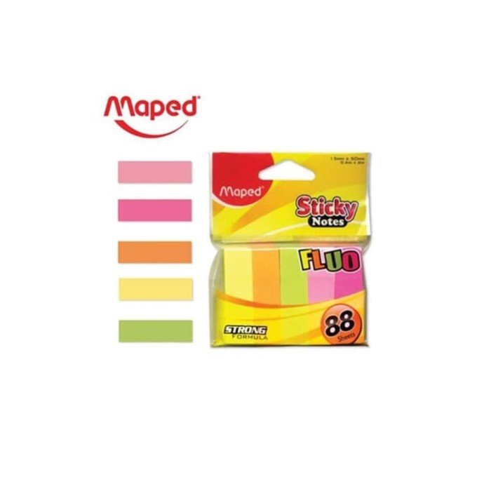 Maped - Maped Sticky Notes 15X50 Mm Fosforlu-88 Etiket