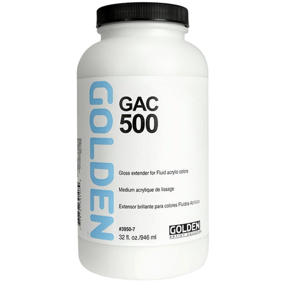 Golden - Golden GAC 500 Self-Leveling Acrylic Polymer Mediums 946 Ml