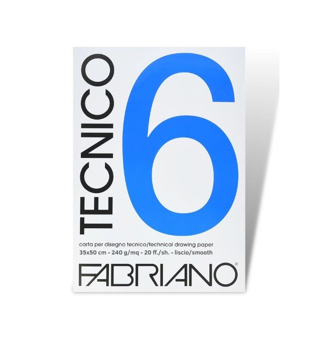 Fabriano - Fabriano Technico 6 Eskiz Defteri 240gr 35X50cm (GS/HP)