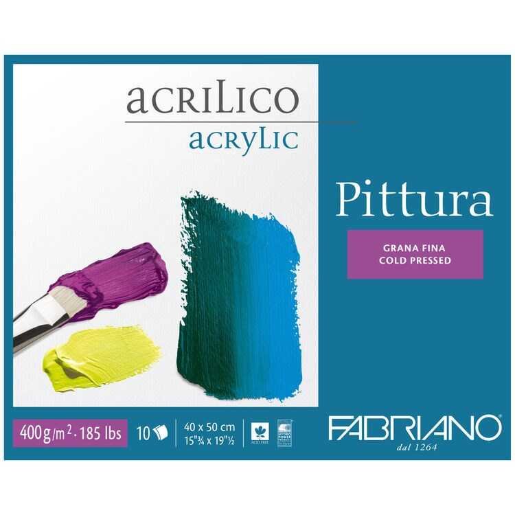 Fabriano - Fabriano Pittura Akrilik Defter 400Gr 40X50 GF/CP