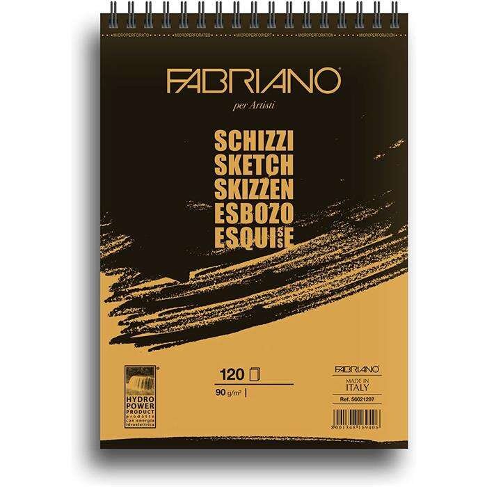 Fabriano - Fabriano Schizzi Nuovo Eskiz Defteri 90gr A3 29,7X42cm