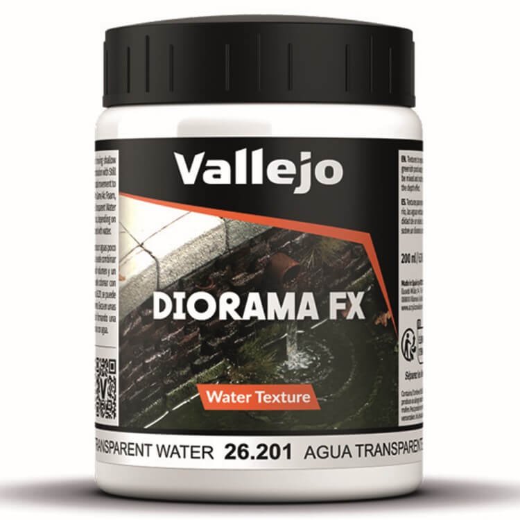 Vallejo - Vallejo Water Texture 26.201 200Ml Transparent Water