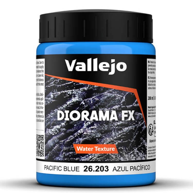 Vallejo - Vallejo Water Texture 26.203 200Ml Pacific Blue