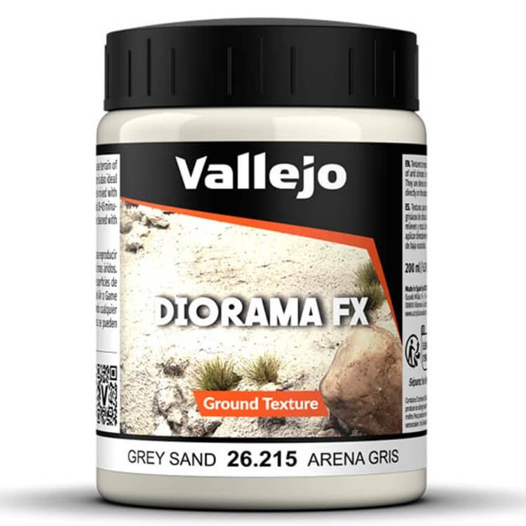 Vallejo - Vallejo Ground Textures 26.215-200 Ml Grey Sand