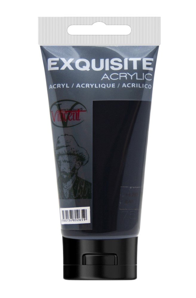 Vincent - Vincent Exquisite Akrilik Boya 75 ML Black