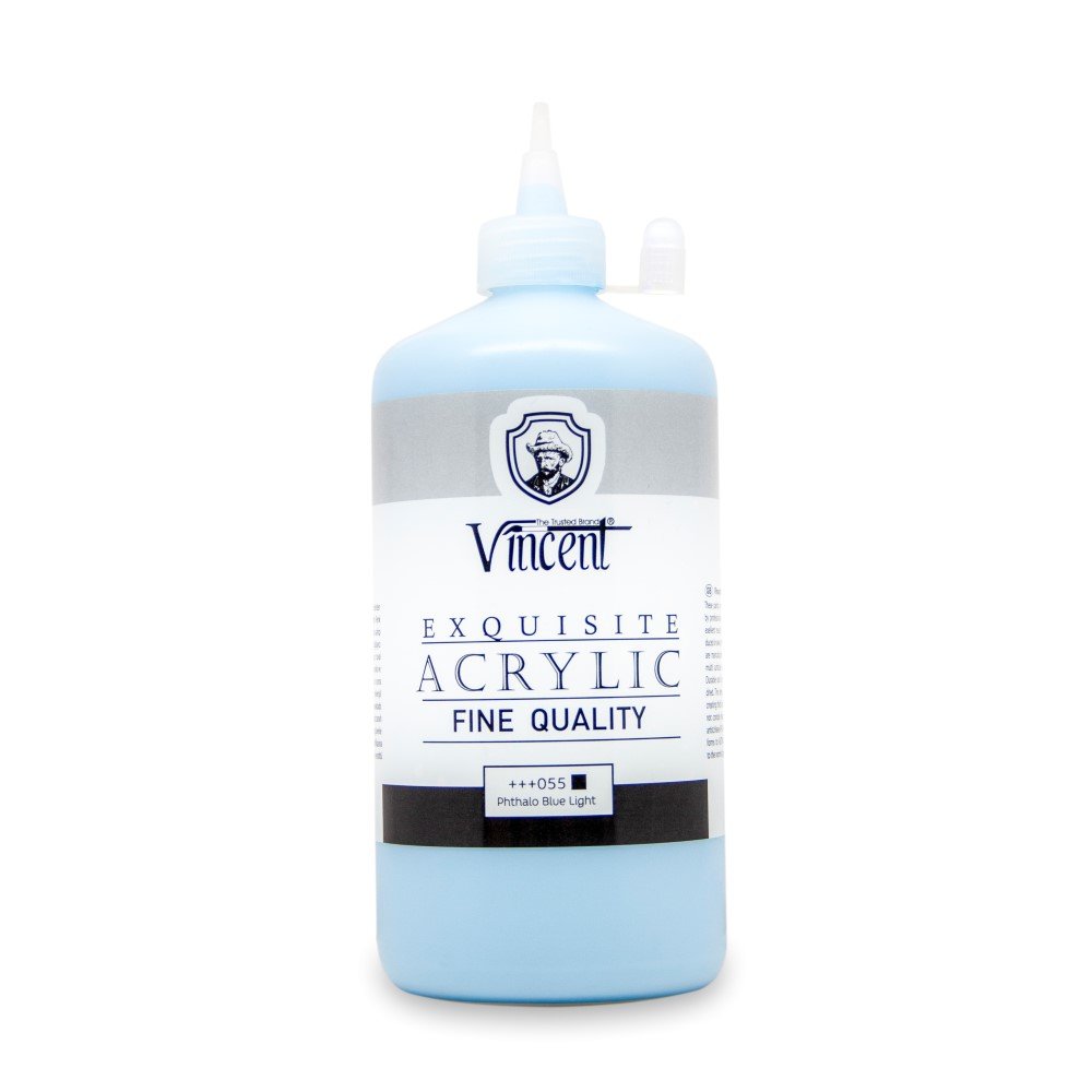 Vincent - Vincent New Series Akrilik Boya 500 Ml Phthalo Blue Light