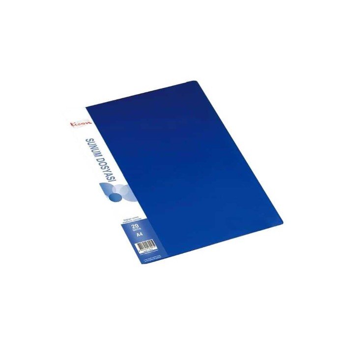 Temat Ticon - Ticon A4 20Li Sunum Dosyası Mavi