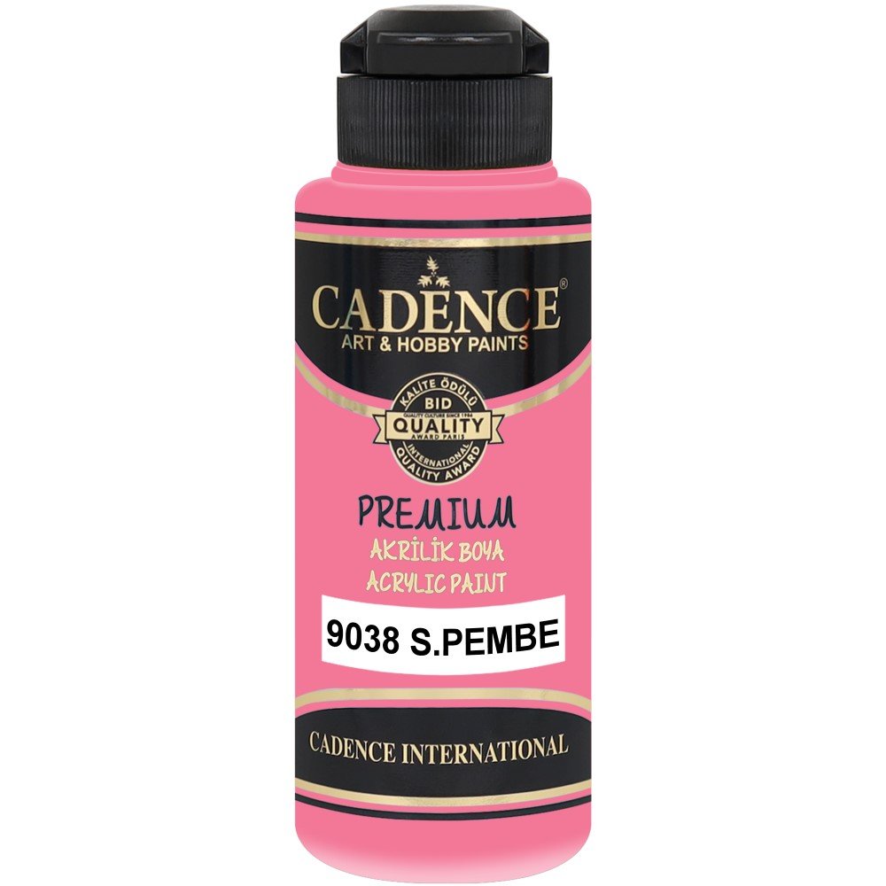 Cadence - Cadence Premium Akrilik Boya 9038 120ml S.Pembe