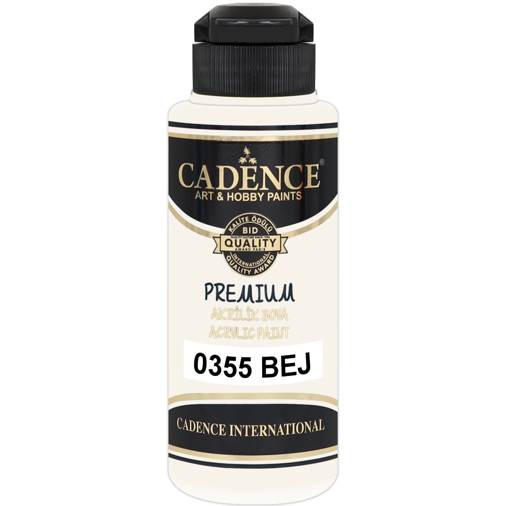 Cadence - Cadence Premium Akrilik Boya 0355 120ml Bej