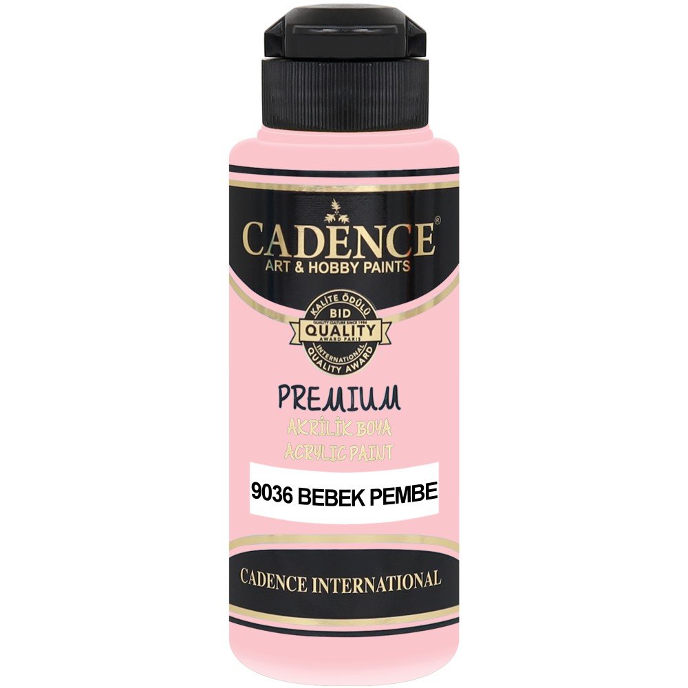 Cadence - Cadence Premium Akrilik Boya 9036 120ml Bebek Pembe