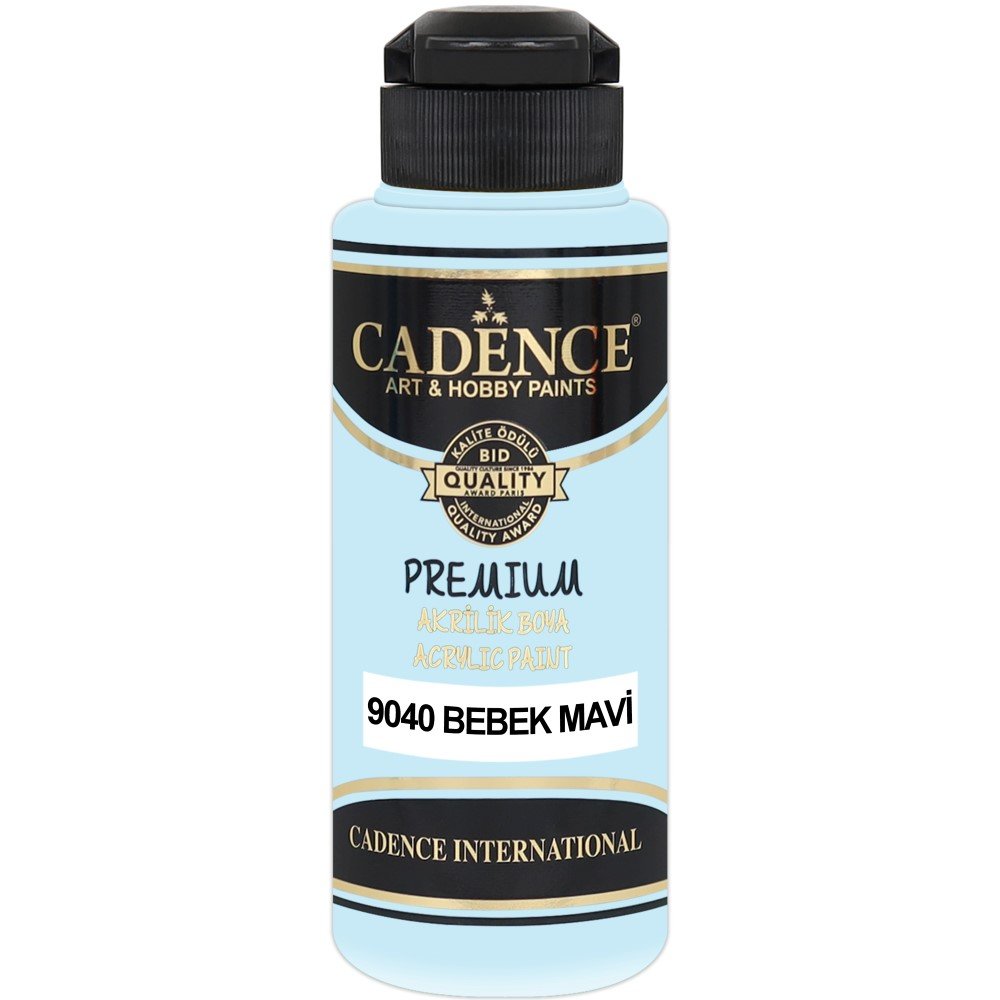Cadence - Cadence Premium Akrilik Boya 9040 120ml Bebek Mavi
