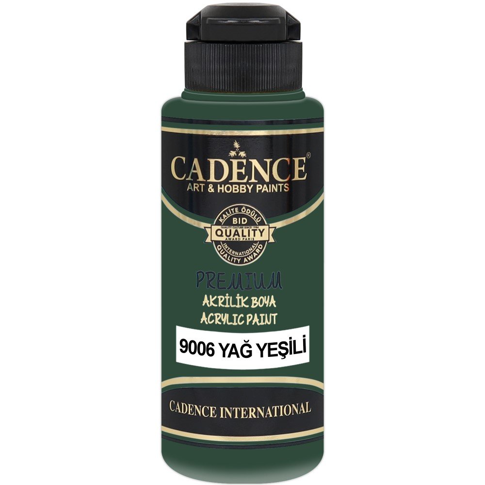 Cadence - Cadence Premium Akrilik Boya 9006 120ml Yağ Yeşili