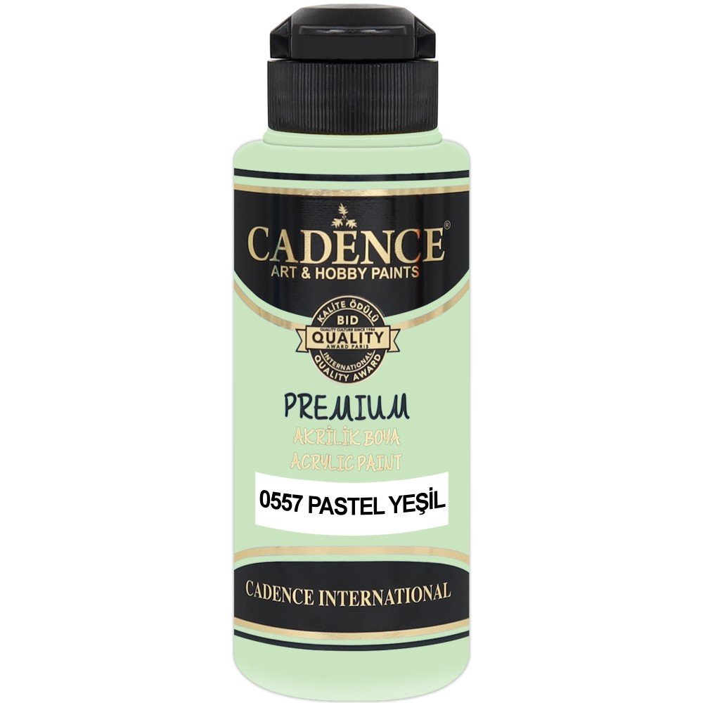 Cadence - Cadence Premium Akrilik Boya 0557 120ml Pastel Yeşil