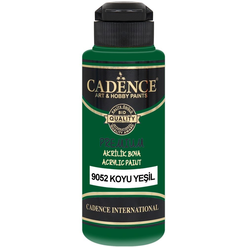 Cadence - Cadence Premium Akrilik Boya 9052 120ml Koyu Yeşil