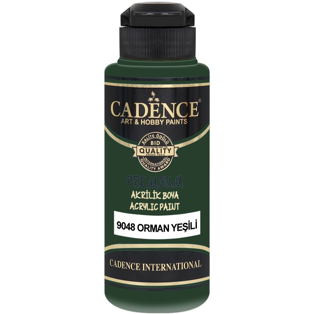 Cadence - Cadence Premium Akrilik Boya 9048 120ml Orman Yeşili