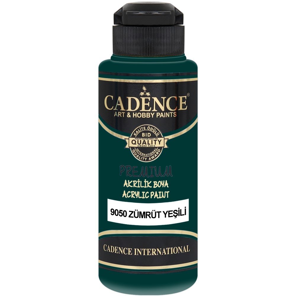 Cadence - Cadence Premium Akrilik Boya 9050 120ml Zümrüt Yeşili
