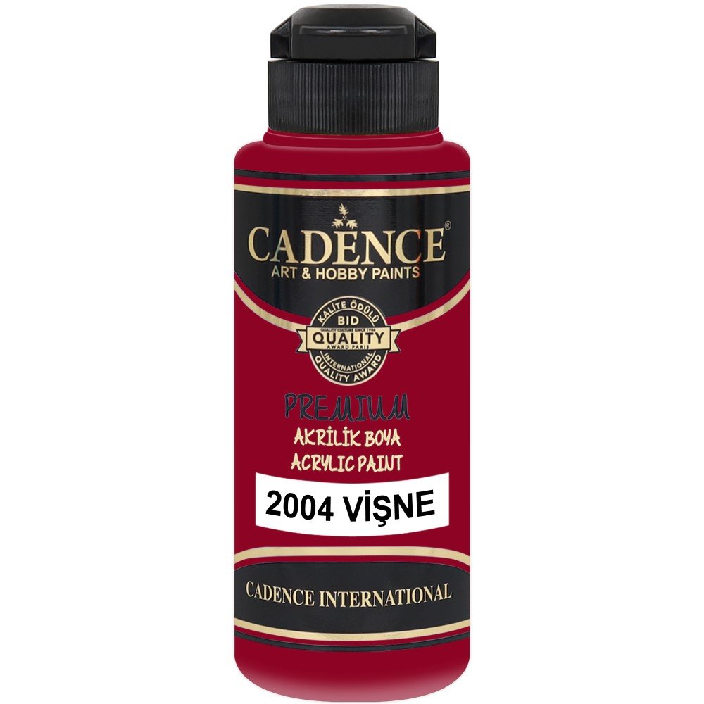 Cadence - Cadence Premium Akrilik Boya 2004 120ml Vişne