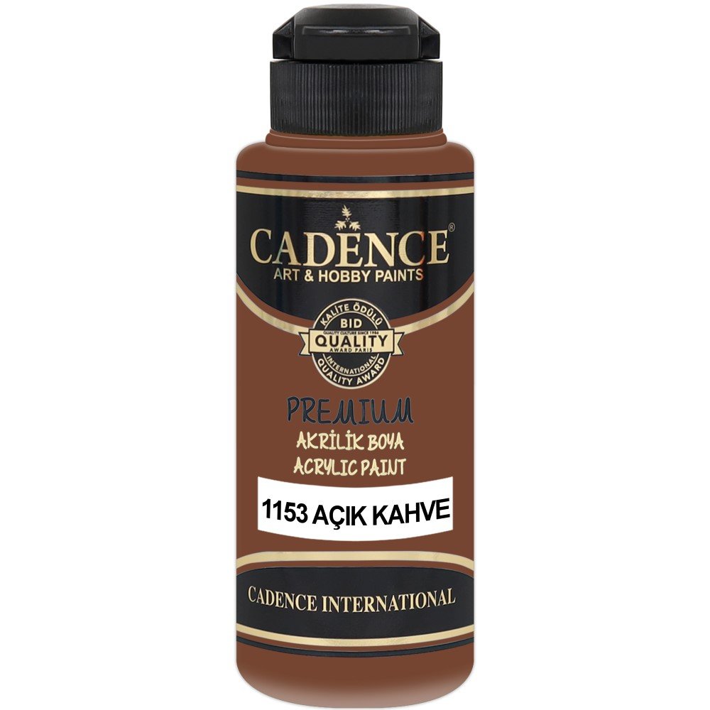 Cadence - Cadence Premium Akrilik Boya 1153 120ml A.Kahve