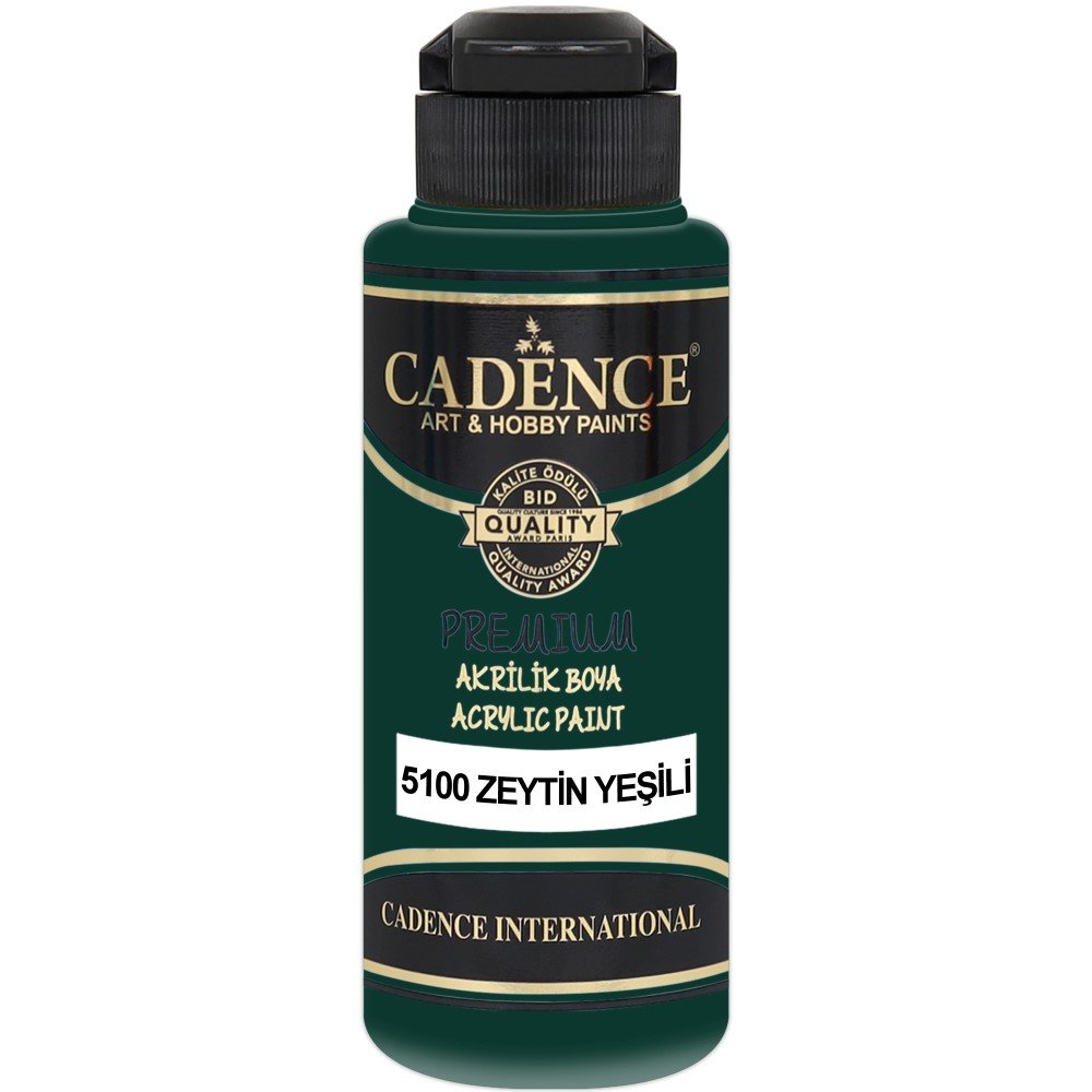 Cadence - Cadence Premium Akrilik Boya 5100 120ml Zeytin Yeşili