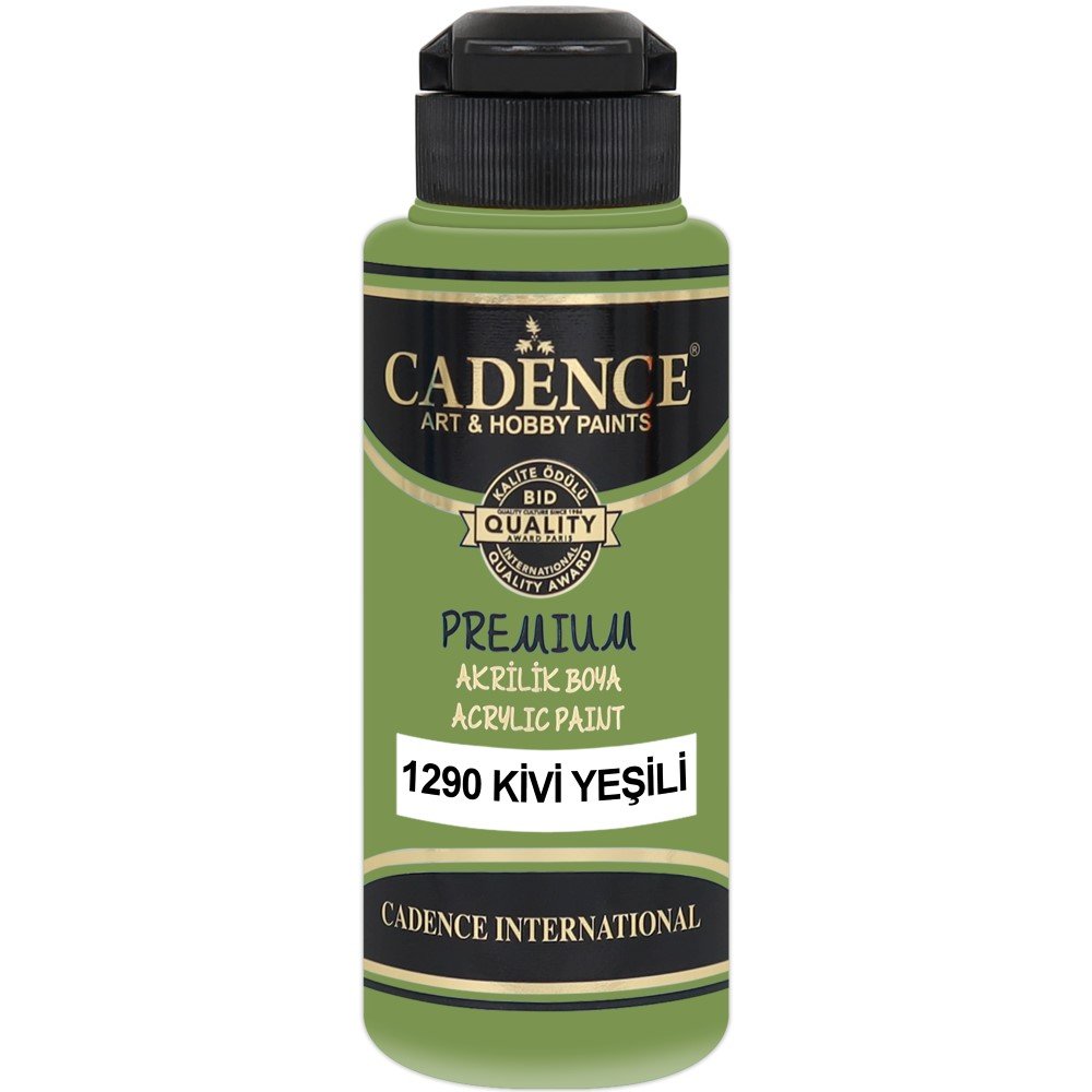 Cadence - Cadence Premium Akrilik Boya 1290 120ml Kivi Yeşili