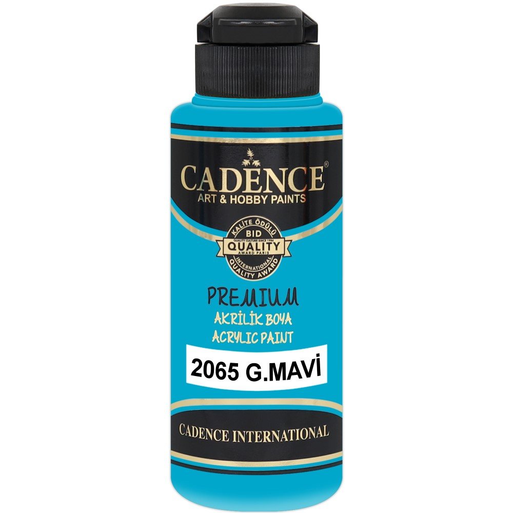 Cadence - Cadence Premium Akrilik Boya 2065 120ml G.Mavi
