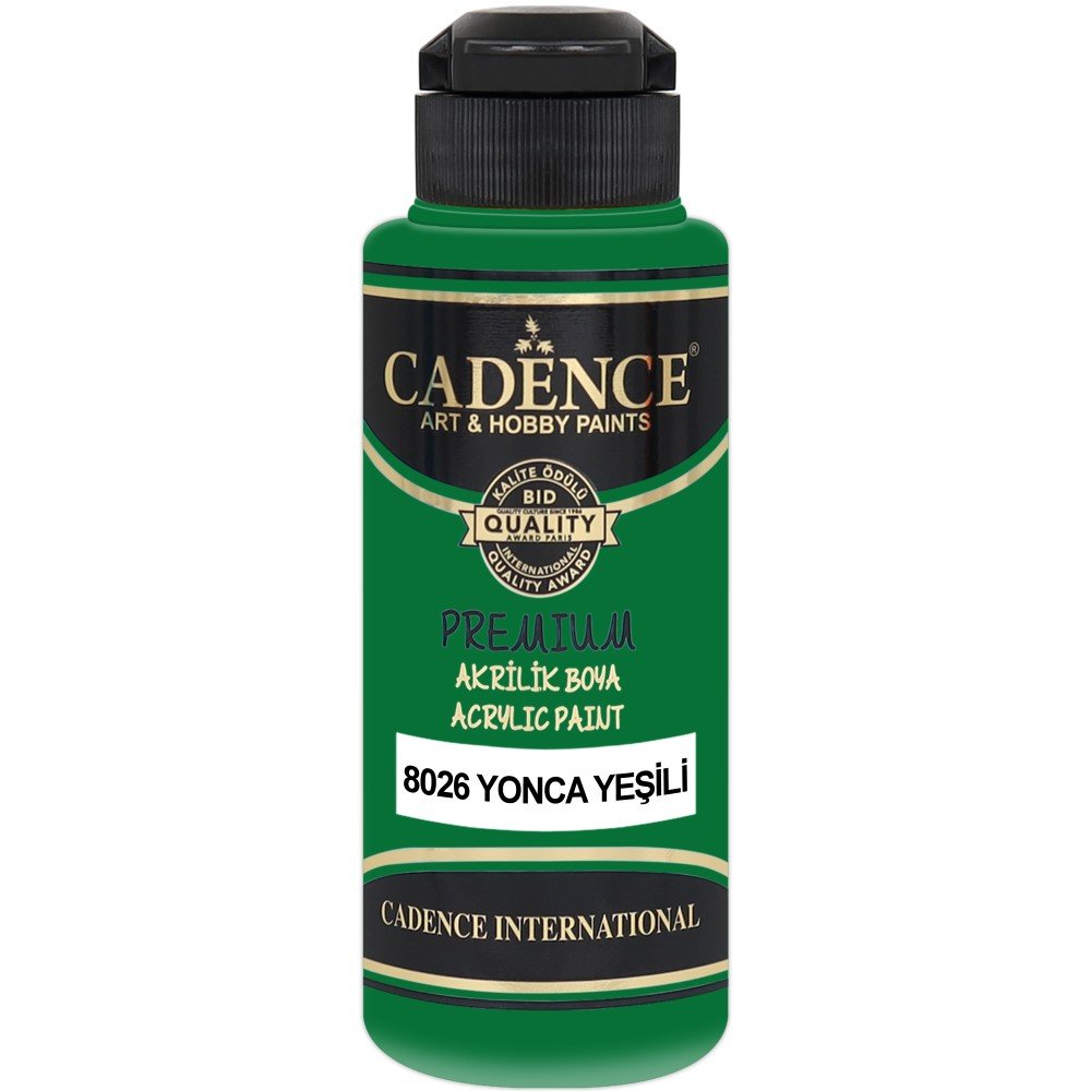 Cadence - Cadence Premium Akrilik Boya 8026 120ml Yonca Yeşili