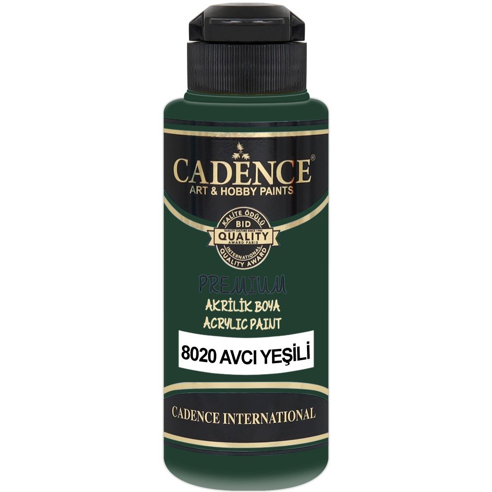 Cadence - Cadence Premium Akrilik Boya 8020 120ml Avcı Yeşili