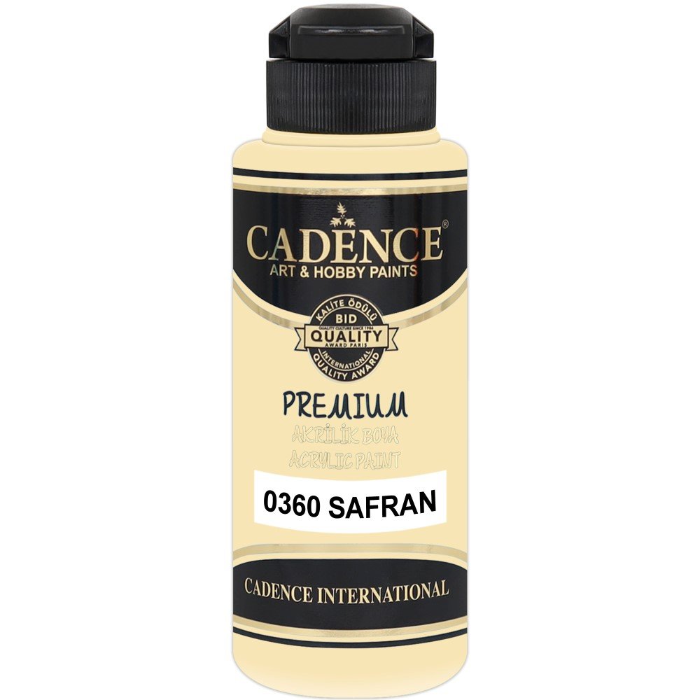 Cadence - Cadence Premium Akrilik Boya 0360 120ml Safran