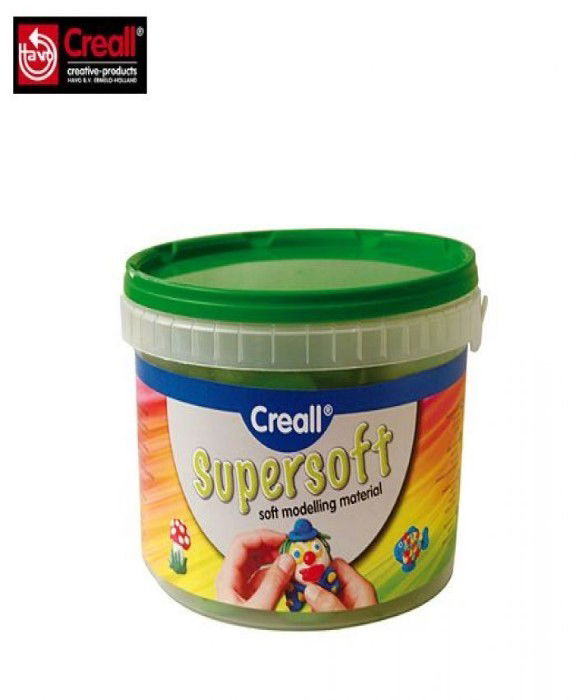 Creall - Creall Supersoft Kurumayan Oyun Hamuru 200Gr 5'li Plastik Kutu