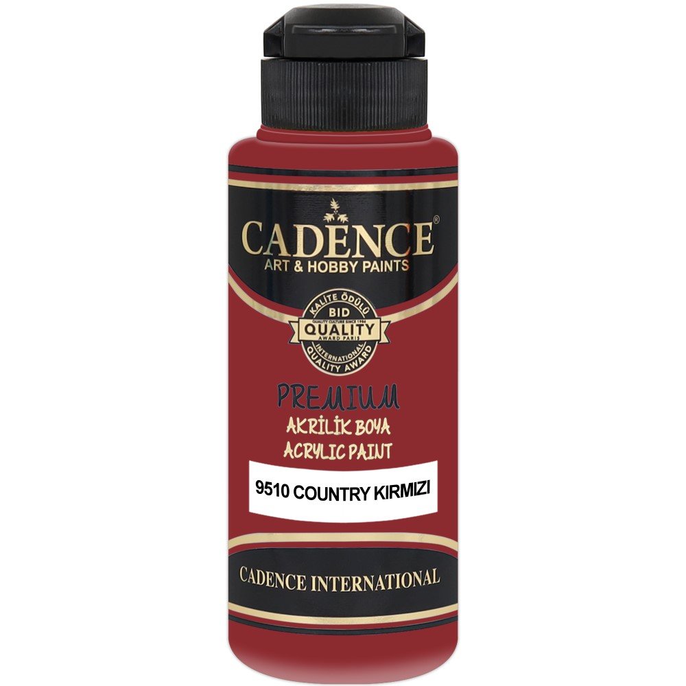 Cadence - Cadence Premium Akrilik Boya 120ml Country Kırmızı