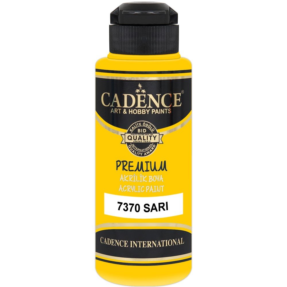 Cadence - Cadence Premium Akrilik Boya 120ml 7370 Sarı