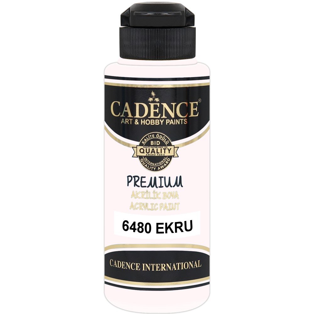 Cadence - Cadence Premium Akrilik Boya 6480 120ml Ekru