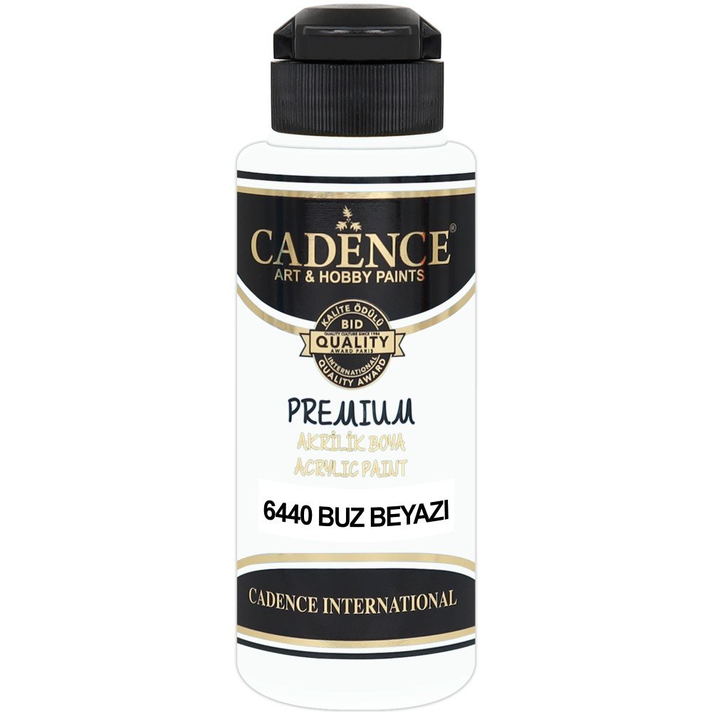Cadence - Cadence Premium Akrilik Boya 6440 120ml Buz Beyazı