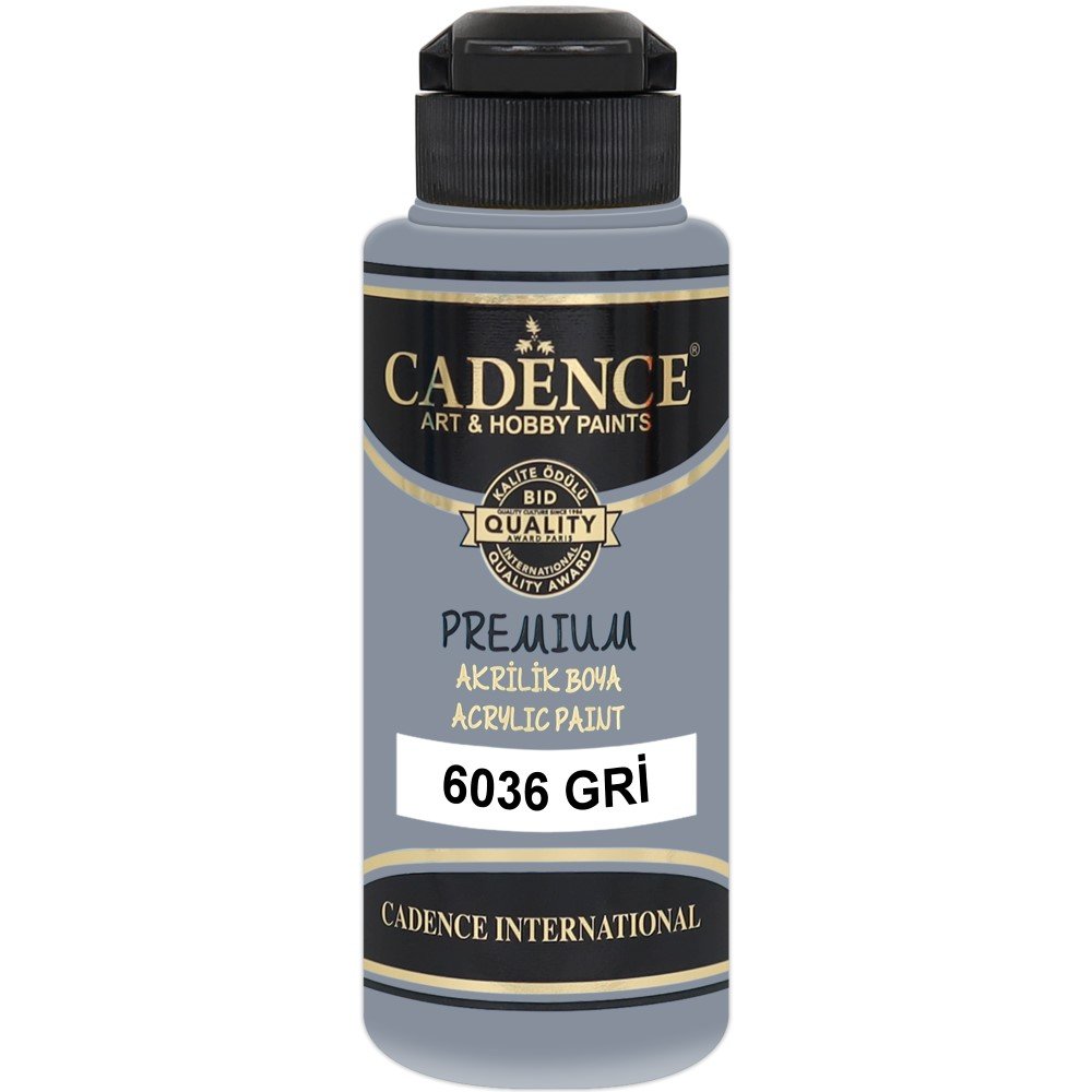 Cadence - Cadence Premium Akrilik Boya 6036 120ml Gri