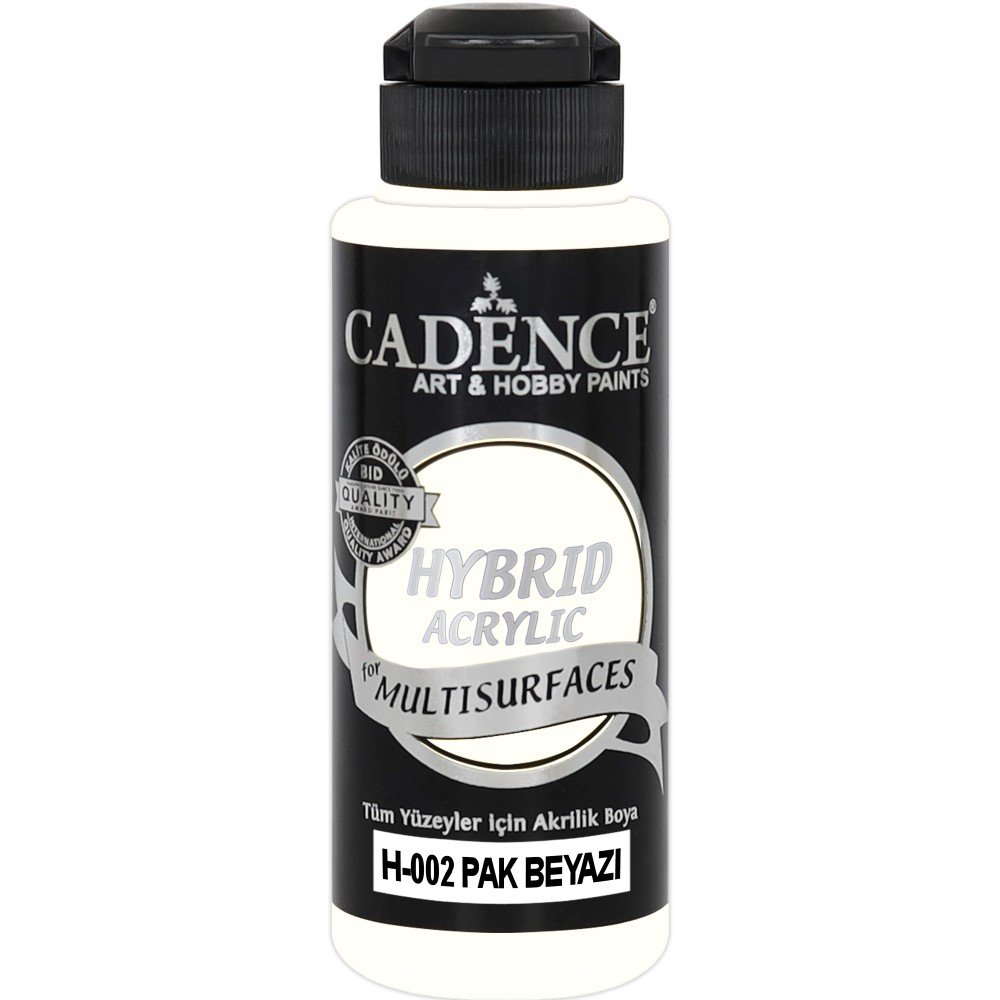 Cadence - Cadence Multisurface Hybrid Akrilik Boya H002 120ml Pak Beyaz