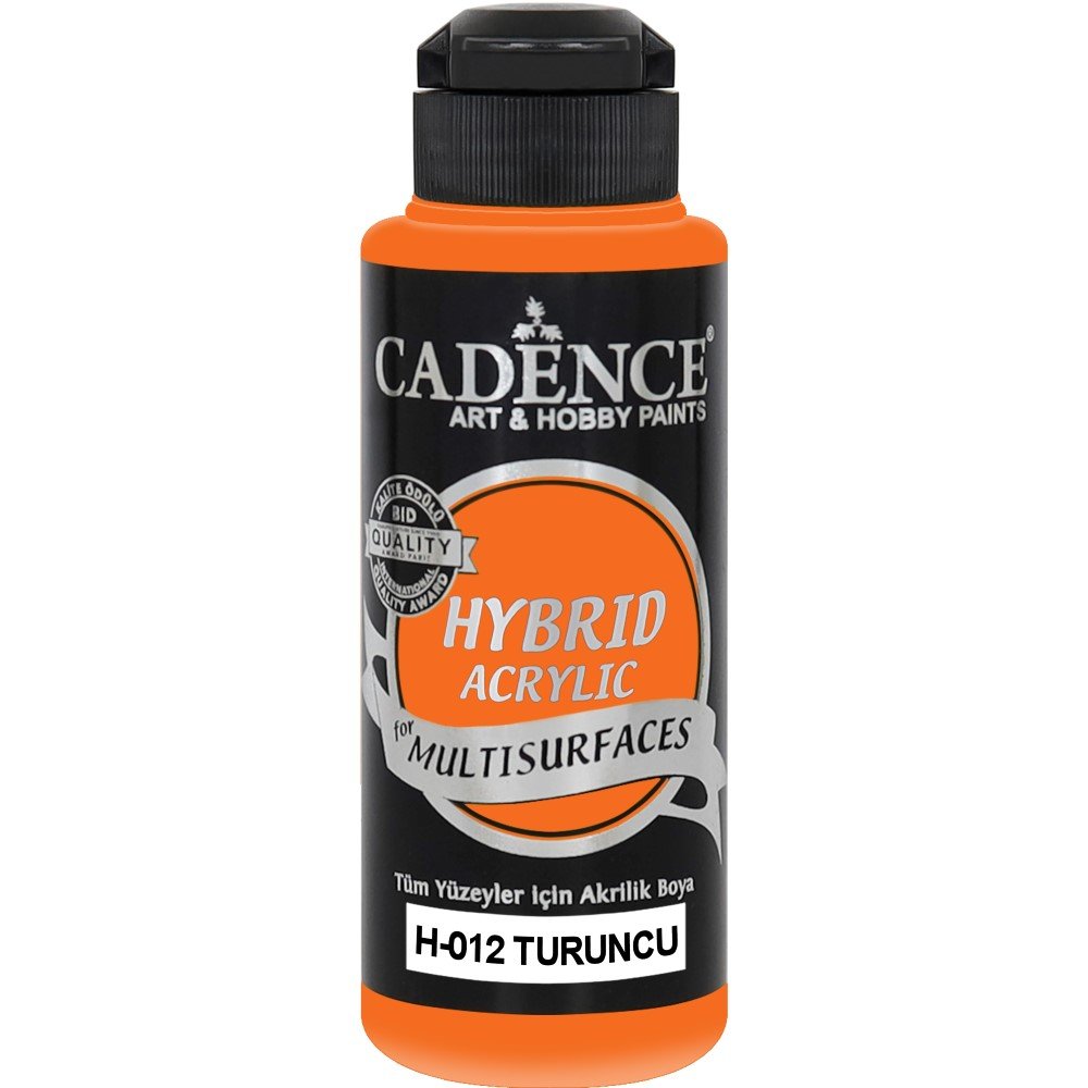 Cadence - Cadence Multisurface Hybrid Akrilik Boya H012 120ml Turuncu