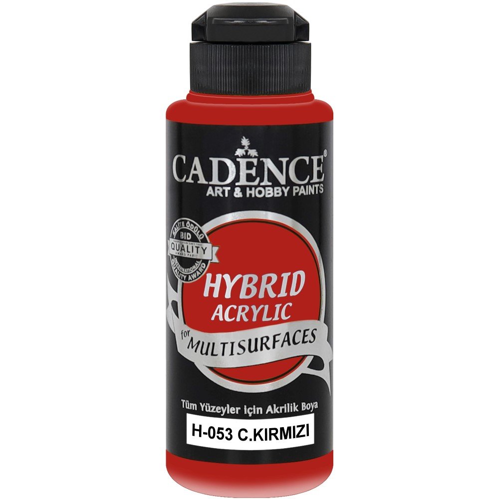 Cadence - Cadence Multisurface Hybrid Akrilik Boya H053 120ml Crimson Kırmızı