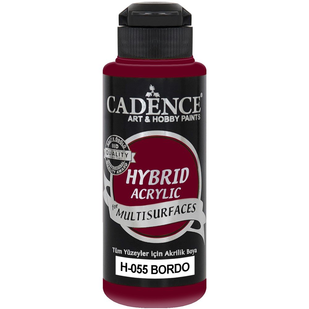 Cadence - Cadence Multisurface Hybrid Akrilik Boya H055 120ml Bordo