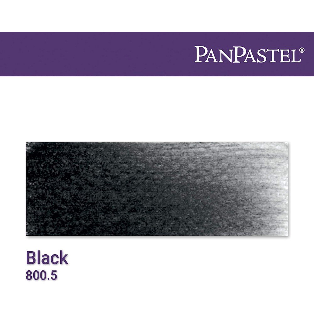 PanPastel Ultra Soft Artist Pastel Boya Black 28005 - Thumbnail