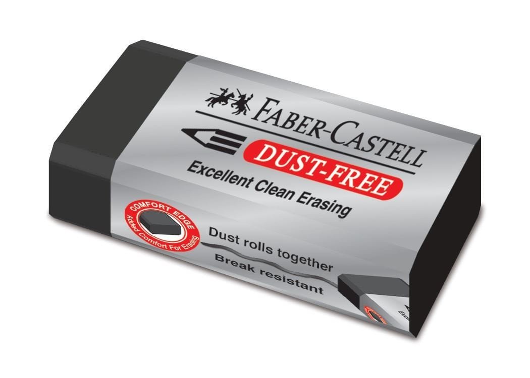Faber Castell - Faber Castel Silgi Dust Free Siyah 187171
